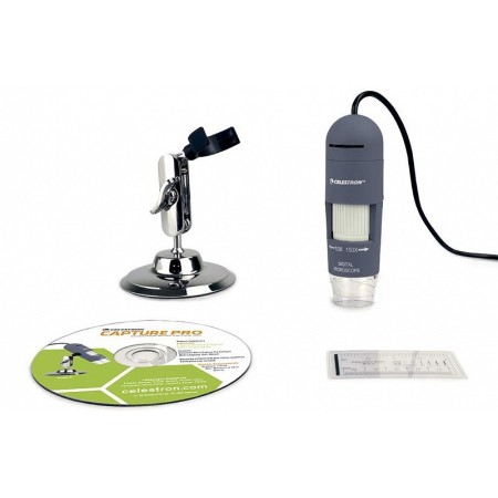Celestron Deluxe hordozható digitális mikroszkóp 10X-től 150X-ig - USB - 1920 X 1080 pixel