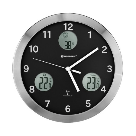 Bresser MyTime io falióra 30 cm, fekete