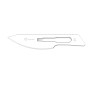 Lame gima inox n. 10 sterili - conf. 100 pz.