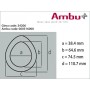 Mască Ambu nr. 2 - băiat albastru