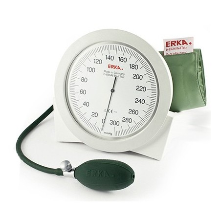 Esfigmomanómetro de sobremesa ERKA Vario, brazalete Velcro Superb Green