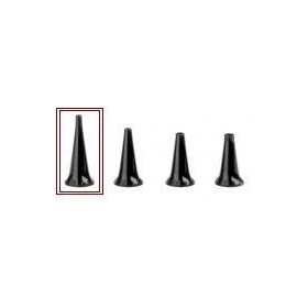 Wiederverwendbares Spekulum (schwarz) für Otoskope BETA200, K 180, mini3000, mini3000 F.O. - Ø 2,4mm