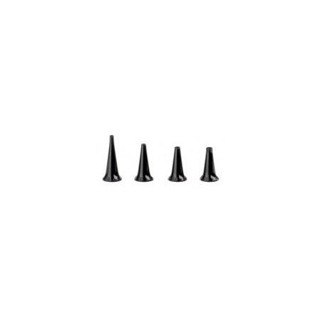 Reusable Speculum Set (Black) for BETA200 Otoscopes, K 180, mini3000, mini3000 F.O.