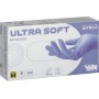 Fialové prachové nitrilové jednorázové rukavice VAM Ultra Soft - 100 ks.