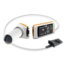 Bärbar spirometer MIR Spirodoc med oximeter och MIR Spiro-programvara