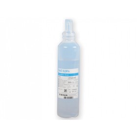 Steriele zoutoplossing b-braun ecolav - 250 ml - pak 20 stuks.