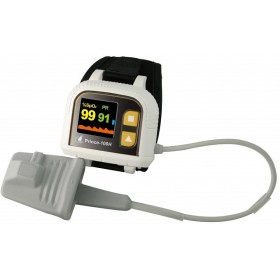 Pols oximeter met alarmen die kunnen worden aangesloten op een pc voor slaapapneu-analyse "100H" + software