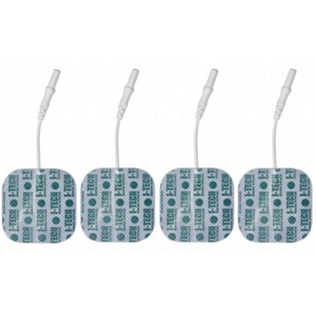 Voorgegeleerde elektroden voor elektrostimulatie 41x41 - 4 stuks