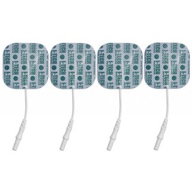 Électrodes prégélifiées pour l’électrostimulation 48x48 avec câble - 4 pcs.