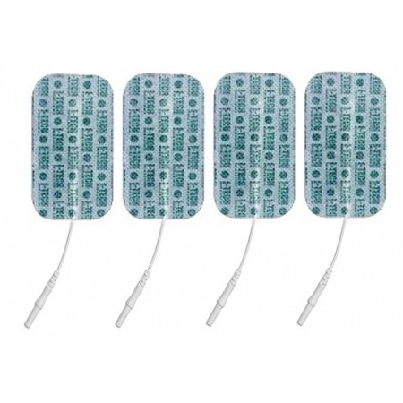 Electrodos pregelificados para electroestimulación 50x90 con cable - 4 uds.