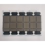 Stempelelektroden für Fiab EKG 23x34 mm für F3002ECG röntgendurchlässige Krokodilklemmen - Packung mit 100 Stück