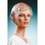 Round cap with elastic band - 100 pcs.
