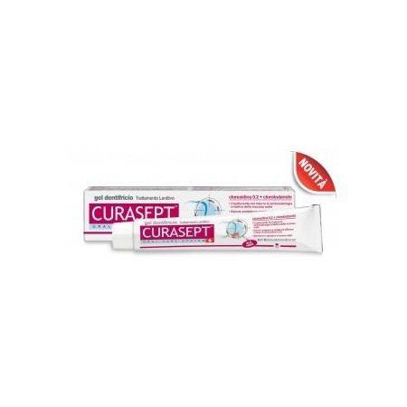 DENTIFRICE EN GEL CURASEPT ADS - 75 ml - soin apaisant -0,20