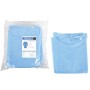 Camice monouso 25g/m2 120x150 cm - misura l - non sterile - conf. 100 pz.