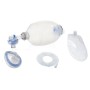 Pallone rianimatore in silicone con mascherine n. 5 - adulti