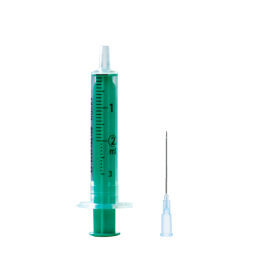 B.Braun Injekt Injekční stříkačka 3 ml centrální luer - jehla 23Gx30mm - 100 ks.