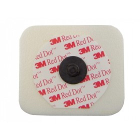 Electrodos de ESPUMA pregelificada para ECG 40 x 35 mm RED DOT 2570 (utilizables durante 5 días) - paquete. 50 uds.