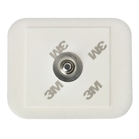 Vooraf gegeleerde FOAM-elektroden voor ECG 37x33 mm 3M RED DOT 2228 - Verpakking. van 50 elektroden