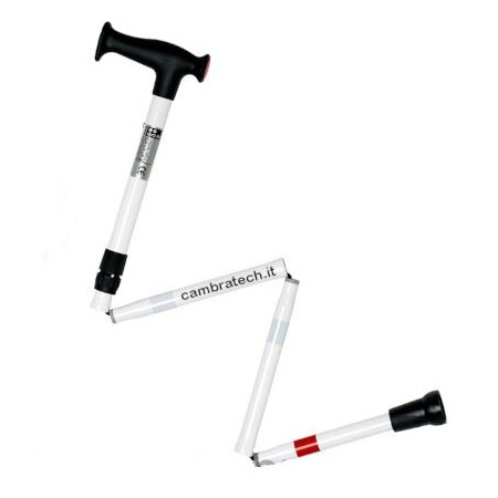 White Orthopedic Folding Cane