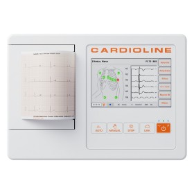 Dotykový elektrokardiograf CARDIOLINE ECG100L + počítačový softvér EasyAPP + interpretácia údajov z Glasgowu