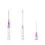 Aghi cannula 1 via B.Braun Introcan Safety 20Gx25mm Rosa, senza alette, in PUR - 50 pz.