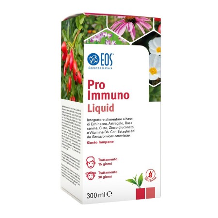 Pro Immuno Liquid botella de 300 ml sabor frambuesa
