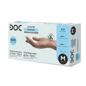 Einweg-Vinylhandschuhe DOC U.VI EXTRA PUDERFREI - 100 Stk.