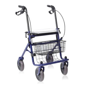 Sklopivi rolator od lakiranog čelika - 4 kotača - Dyone