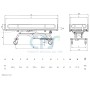 Nefti Duschtrage - Hydraulisch