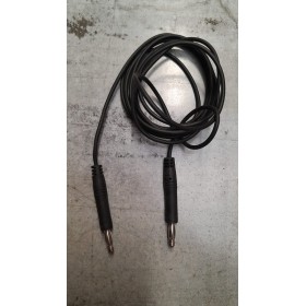 KABEL MIT SCHWARZEM STECKER - 4MM FÜR PROFESSIONELLE ELEKTROTHERAPIEN