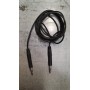 CÂBLE AVEC FICHES MÂLES NOIRES - 4MM POUR ÉLECTROTHÉRAPIE PROFESSIONNELLE