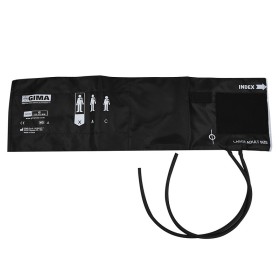 Bracciale obesi + polmone 2 tubi 62x17,5 cm -nylon nero