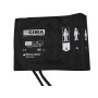 Pulsera obesa + pulmón 2 tubos 62x17,5 cm - nylon negro