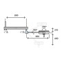 Luce scialitica pentaled 30e light - a soffitto
