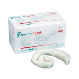 Tegaderm alginate 3m - medicazione in alginato di calcio ad alta integrità 30,4x2 cm - conf. 5 pz.