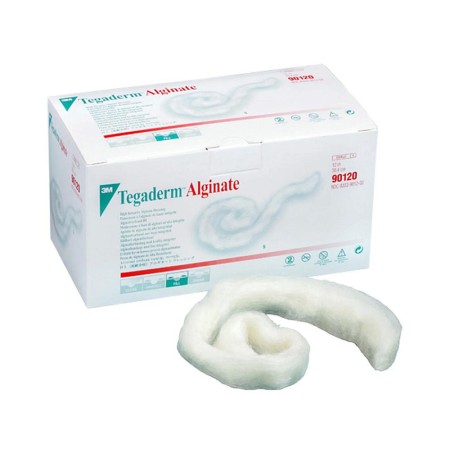 Tegaderm alginate 3m - calciumalginaatverband met hoge integriteit 30,4x2 cm - verpakking. 5 stuks