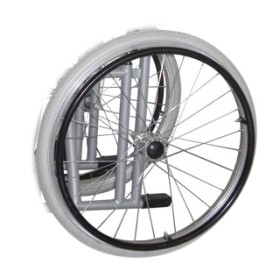 Ruota posteriore completa a raggi 20'' PU SOFT per carrozzina Mediland M020