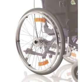 Ruote Posteriore In Pu 60 Cm - Quik Release - Paio