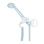 Raccordo multifunzione per doccia per Hello Bidet
