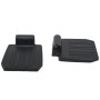 Poggiapiedi in plastica - coppia - ricambio per 43270-5 - 1 paio