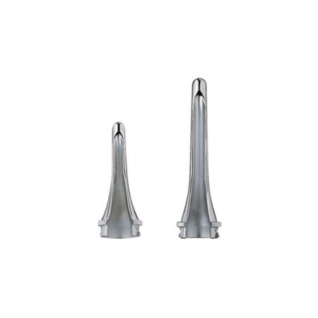 Speculum di metallo – scanalati per testina aperta - 65mm lunghezza / Ø 6mm