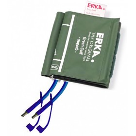 Bracciale ERKA D-Ring GreenCuff Superb verde2 tubi inn.rapido MIS. 5 : : 34-43 cm 024.44881