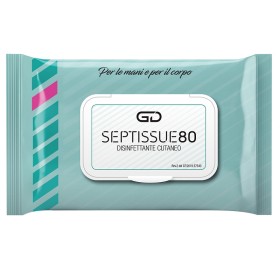 Lingettes désinfectantes pour la peau GD Septissue80 - 80 pièces.