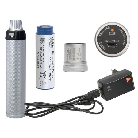 Kit manico li-ion ricaricabile heine beta4 usb - x-007.99.388 - 1 pz.