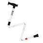Weißer orthopädischer Klappstock