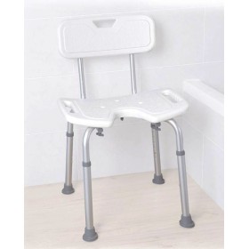 Mopedia U-shaped bathroom seat with backrest
