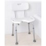 Mopedia U-shaped bathroom seat with backrest