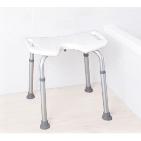 Asiento de ducha con asiento en forma de U - sin respaldo