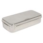 Scatola acciaio inox - 20x10x4 cm - 1 pz.