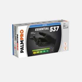 Guanti in nitrile neri senza polvere PALMPRO ESSENTIAL 537 - 100 pz.